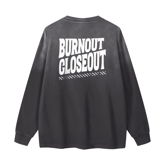 Gradient Vintage Washed Long Sleeve Tee - 270 GSM