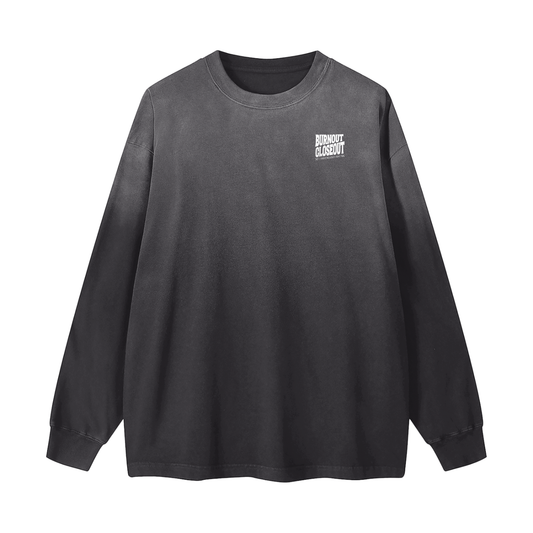 Gradient Vintage Washed Long Sleeve Tee - 270 GSM